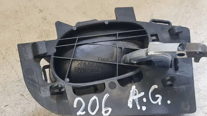 Peugeot 206 (1998 - 2012) 9623698477 Внутренняя ручка задней двери — фото 3