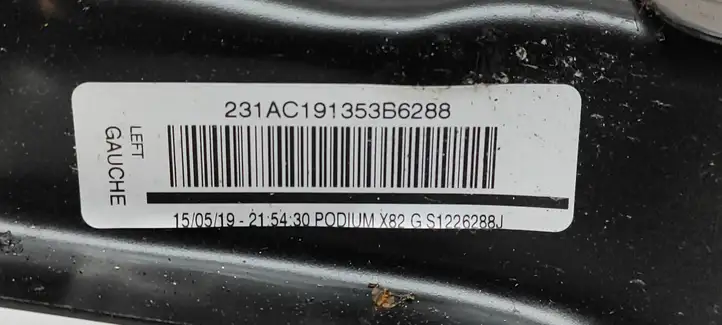 Renault Trafic III (X82) (2014 - ) GS1226288J Нижняя часть сиденья водителя — фото 4