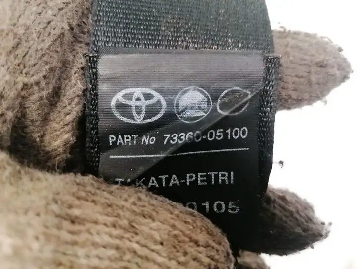 Toyota Avensis T250 (2003 - 2006) 7336005100 Задний ремень безопасности — фото 3