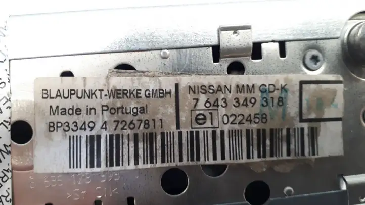 Nissan Micra (2003 - 2007) 7643349318 Магнитола / мультимедийная система — фото 4