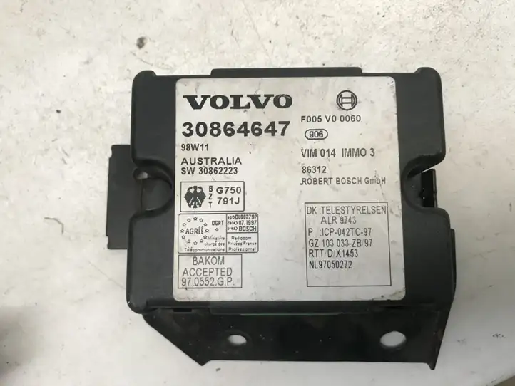 Volvo S40, V40 (2000 - 2004) 30864647 Блок иммобилайзера — фото 1