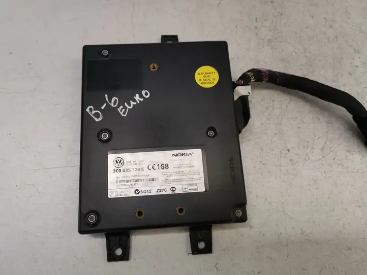 Volkswagen PASSAT B6 (2005 - 2010) 3C0035729E Блок GSM — фото 4