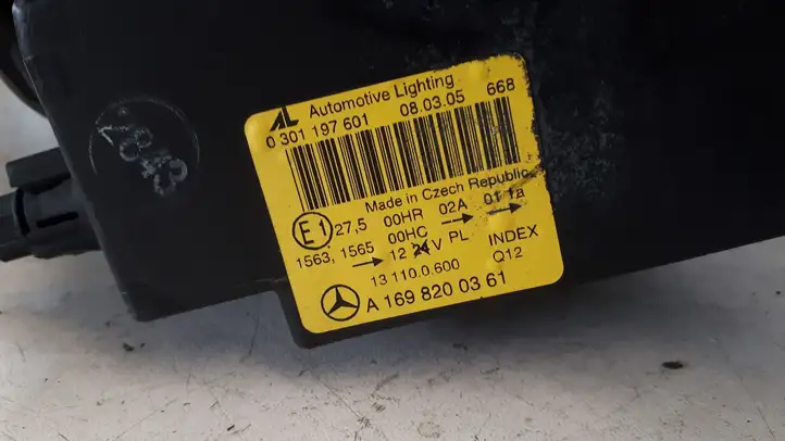 Mercedes-Benz A W169 (2004 - 2012) A1698200361 Передняя фара — фото 7