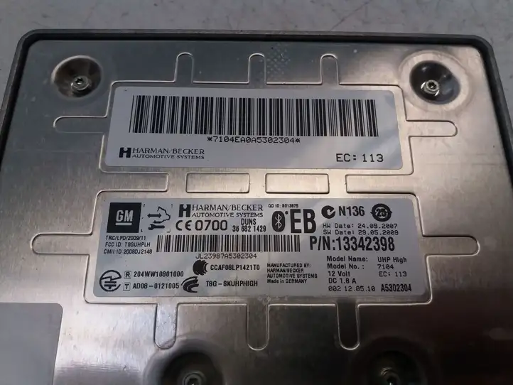 Opel Astra J (2012 - 2015) 13342398 Bluetooth модуль — фото 4