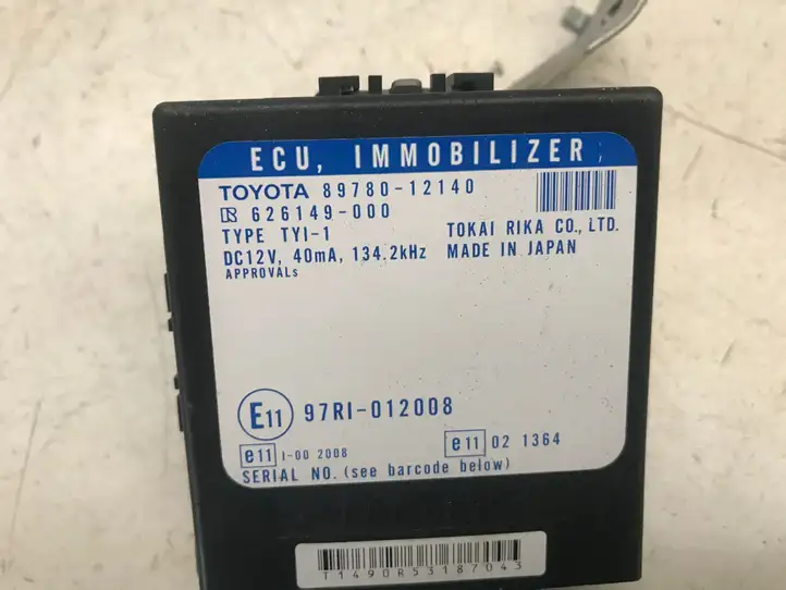 Toyota Corolla E120 E130 (2004 - 2007) 8978012140 Блок иммобилайзера — фото 4