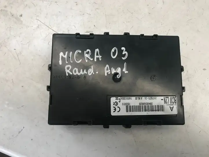 Nissan Micra (2003 - 2007) 216762702A Модуль комфорта — фото 2