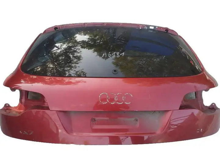 Audi Q7 4L (2005 - 2009) raudonas Крышка багажника — фото 1
