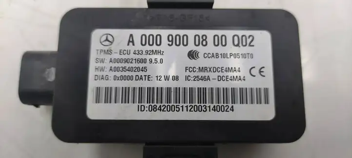 Mercedes-Benz C W204 (2007 - 2014) A0009000800 Блок управления TPMS — фото 5