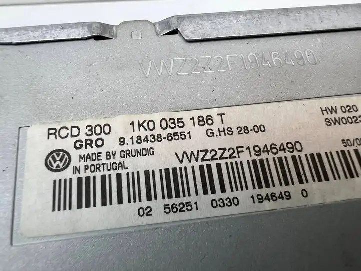 Volkswagen PASSAT B6 (2005 - 2010) 1K0035186T Магнитола / мультимедийная система — фото 8