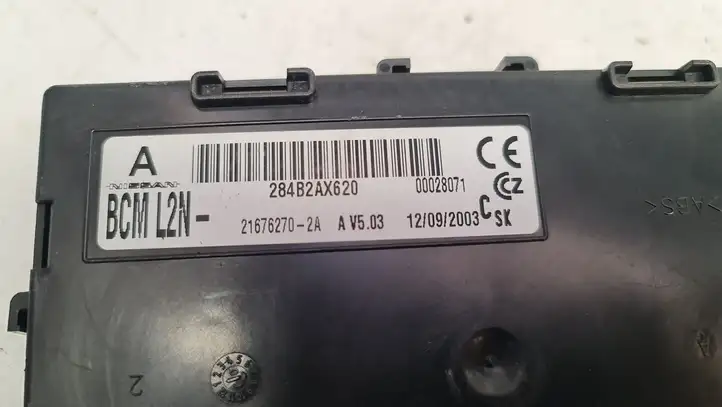 Nissan Micra (2003 - 2007) 216762702A Модуль комфорта — фото 3