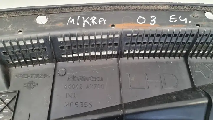 Nissan Micra (2003 - 2007) 66862AX700 Жабо стеклоочистителей — фото 2