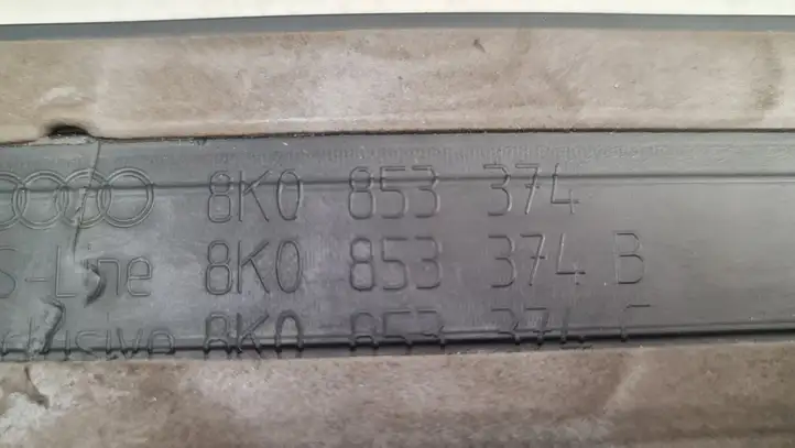 Audi A4 S4 B8 8K (2007 - 2011) 8K0853374 Внутренняя отделка переднего порога — фото 2