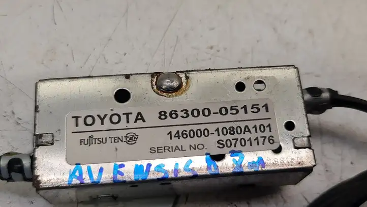 Toyota Avensis T250 (2006 - 2009) 8630005151 Усилитель антенны — фото 2