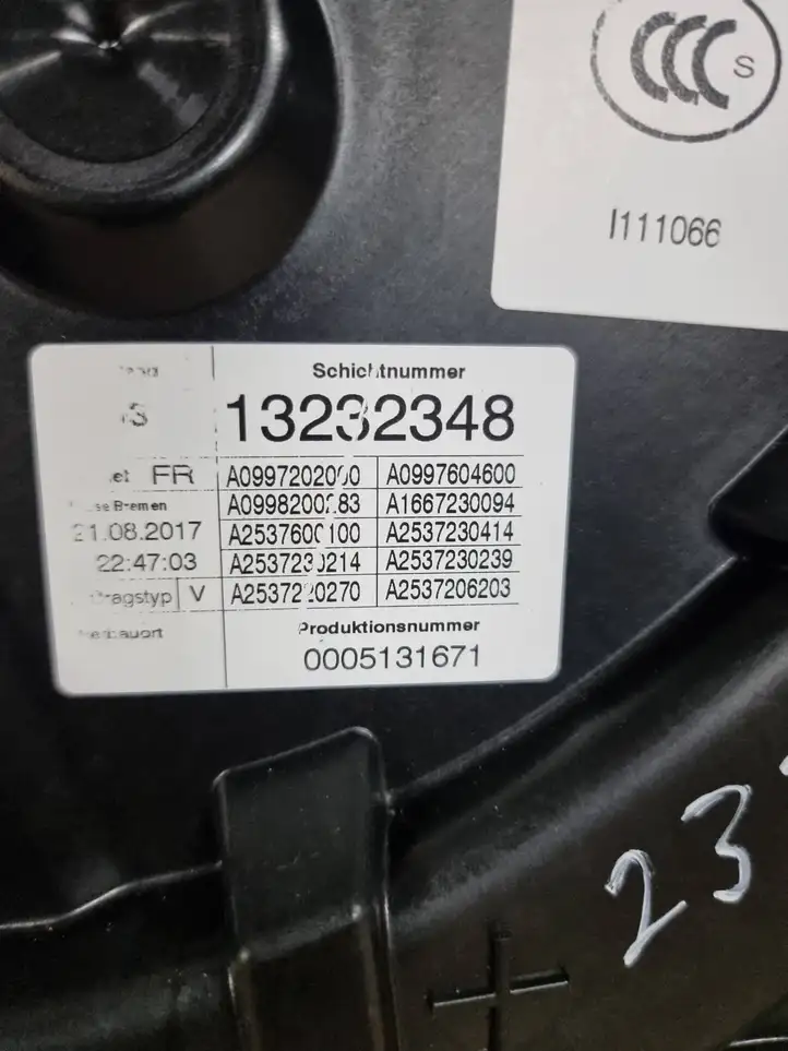 Mercedes-Benz GLC X253/C253 (2015 - ) A0997202000 Электростеклоподъемник передний (комплект) — фото 2