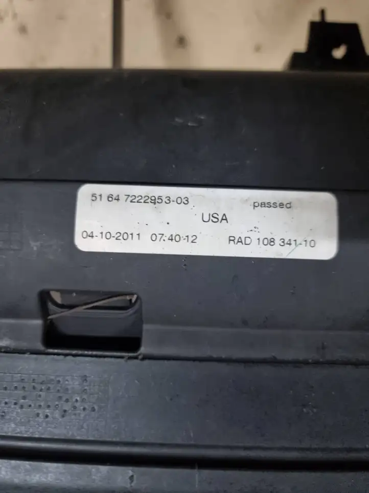 BMW X5 E70 (2006 - 2013) 7222953 Дефлектор воздуха — фото 2