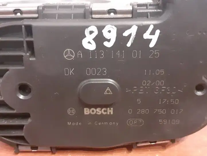 Mercedes-Benz C W204 (2007 - 2014) 0280750017 Дроссельная заслонка — фото 7
