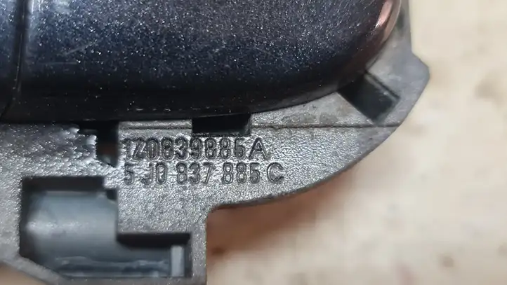 Skoda Fabia Mk2 (5J) (2007 - 2014) 1K0837886A Наружная ручка двери — фото 2