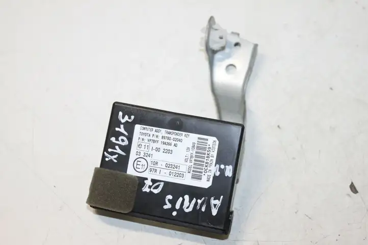 Toyota Auris 150 (2006 - 2012) 8978002040 Блок иммобилайзера — фото 4