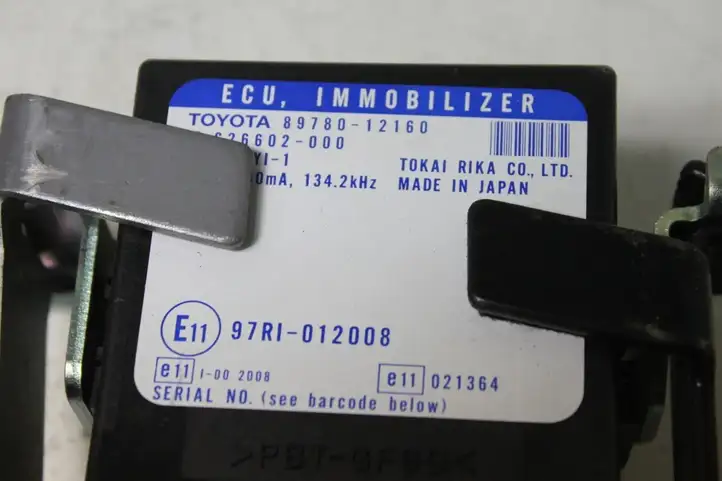 Toyota Corolla Verso E121 (2004 - 2007) 8978012160 Блок иммобилайзера — фото 2