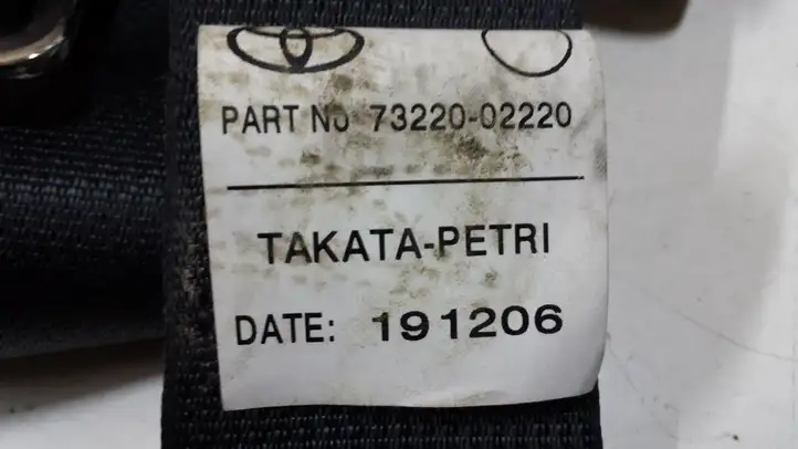 Toyota Auris 150 (2006 - 2012) 7322002220 Передний ремень безопасности — фото 5