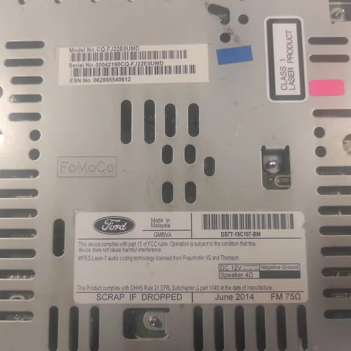 Ford Fusion II (2013 - ) DS7T19C107BM Магнитола / мультимедийная система — фото 5