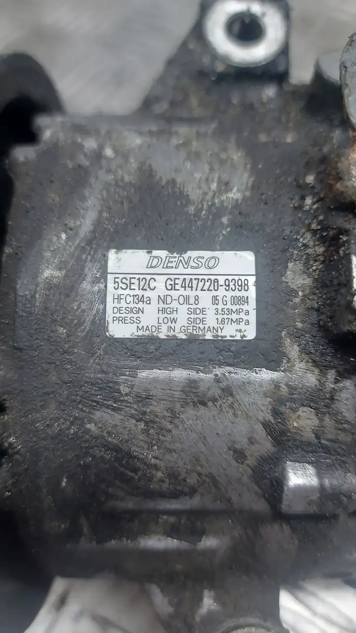Toyota Avensis T250 (2003 - 2006) 5SE12C Компрессор (насос) кондиционера воздуха — фото 2