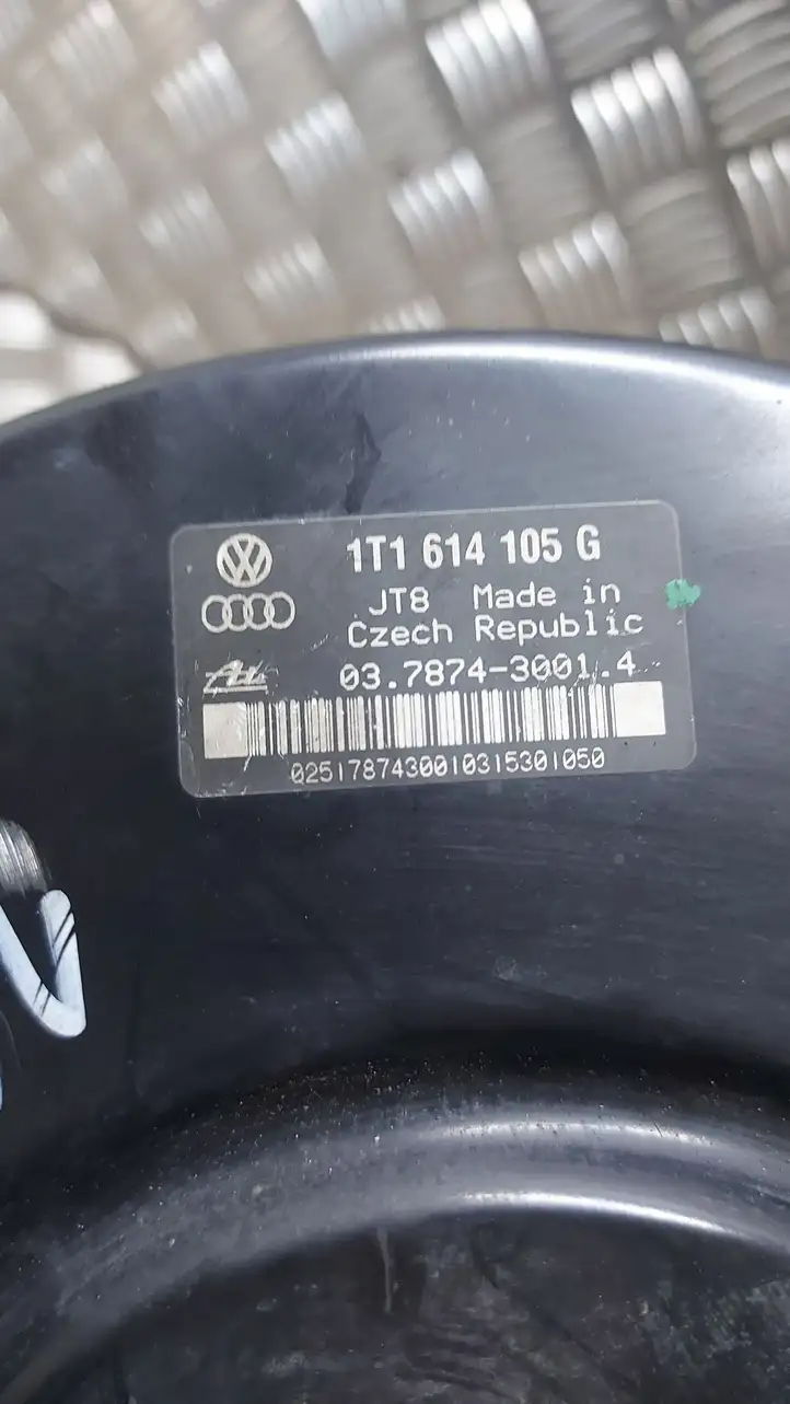 Volkswagen Cross Touran I (2006 - 2010) 1T1614105G Вакуумный усилитель тормозов — фото 3