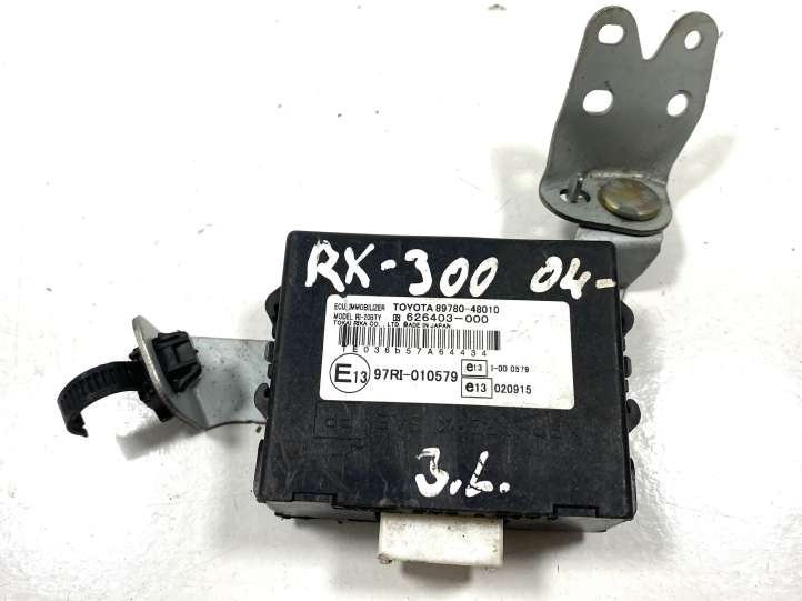 626403000 Lexus RX 300 Imobilaizerio valdymo blokas