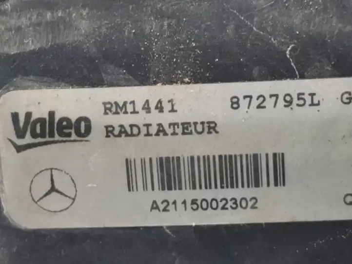 Mercedes-Benz E W211 (2002 - 2009) A2115002302 Радиатор охлаждающей жидкости двигателя — фото 3