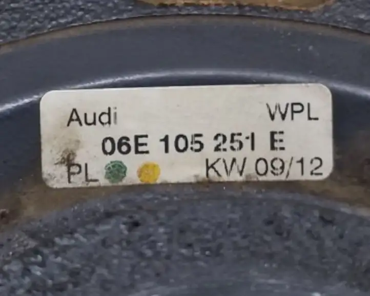 Audi A6 C7 (2011 - 2014) 06E105251E Шкив коленчатого вала — фото 6
