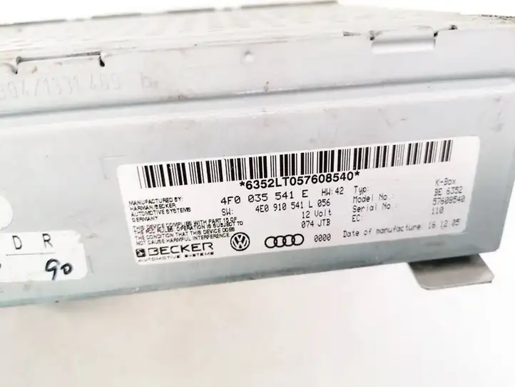 Audi A6 S6 C6 4F (2004 - 2008) 4F0035541R Магнитола / мультимедийная система — фото 2
