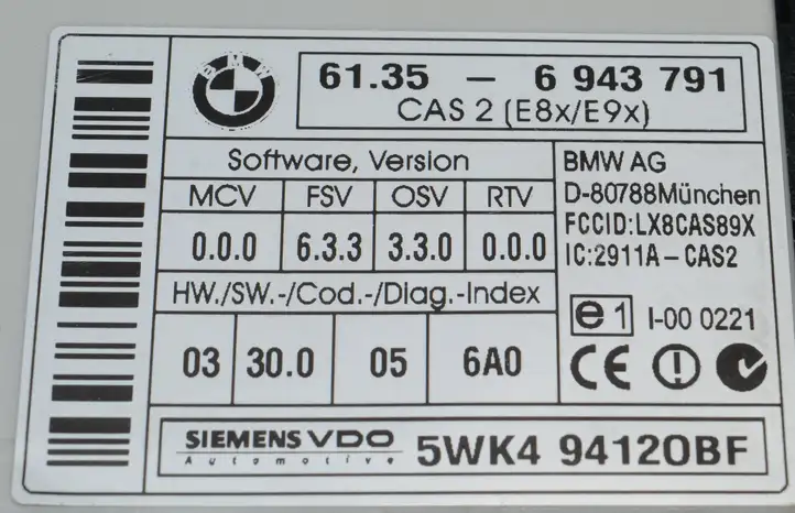 BMW 5 E60 E61 (2004 - 2010) 7801712 Комплект системы зажигания — фото 2