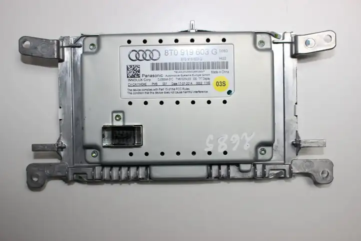 Audi A4 S4 B8 8K (2011 - 2015) 8T0919603G Дисплей — фото 4
