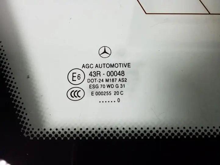 Mercedes-Benz C W204 (2007 - 2014) A2046701312 Заднее боковое стекло — фото 3