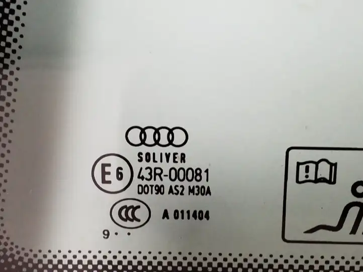 Audi A5 8T 8F (2007 - 2011) 8T0845299A Заднее боковое стекло — фото 1