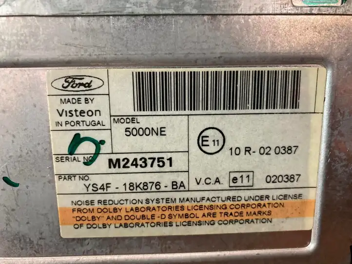 Ford Focus (1998 - 2004) YS4F18K876BA Магнитола / мультимедийная система — фото 7