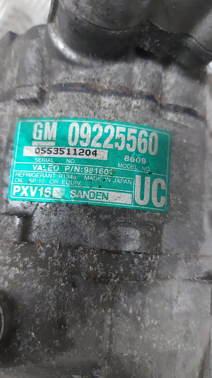 Opel Vectra C (2005 - 2009) 09225560 Компрессор (насос) кондиционера воздуха — фото 6