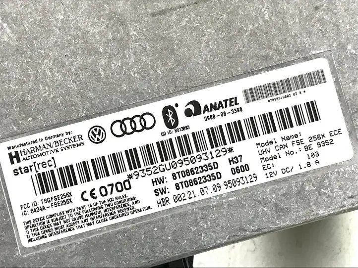 Audi A4 S4 B8 8K (2007 - 2011) 8T0862335D Bluetooth модуль — фото 4