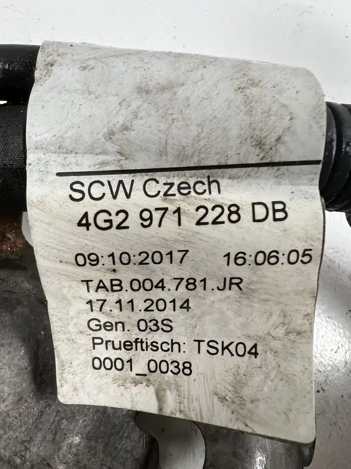 Audi A6 C7 (2014 - 2018) 4G2971228DB Проводка генератора — фото 7