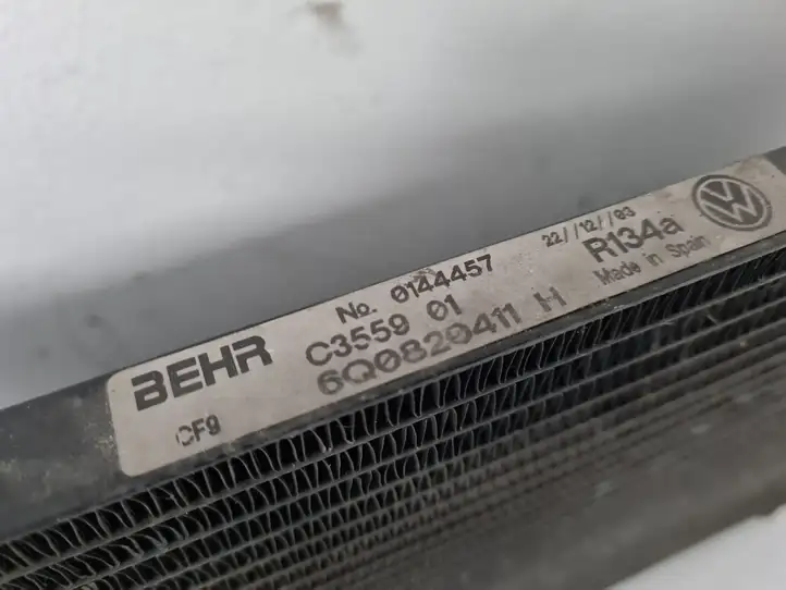 Skoda Fabia Mk1 (6Y) (1999 - 2007) 6Q0820411H Радиатор кондиционера — фото 2