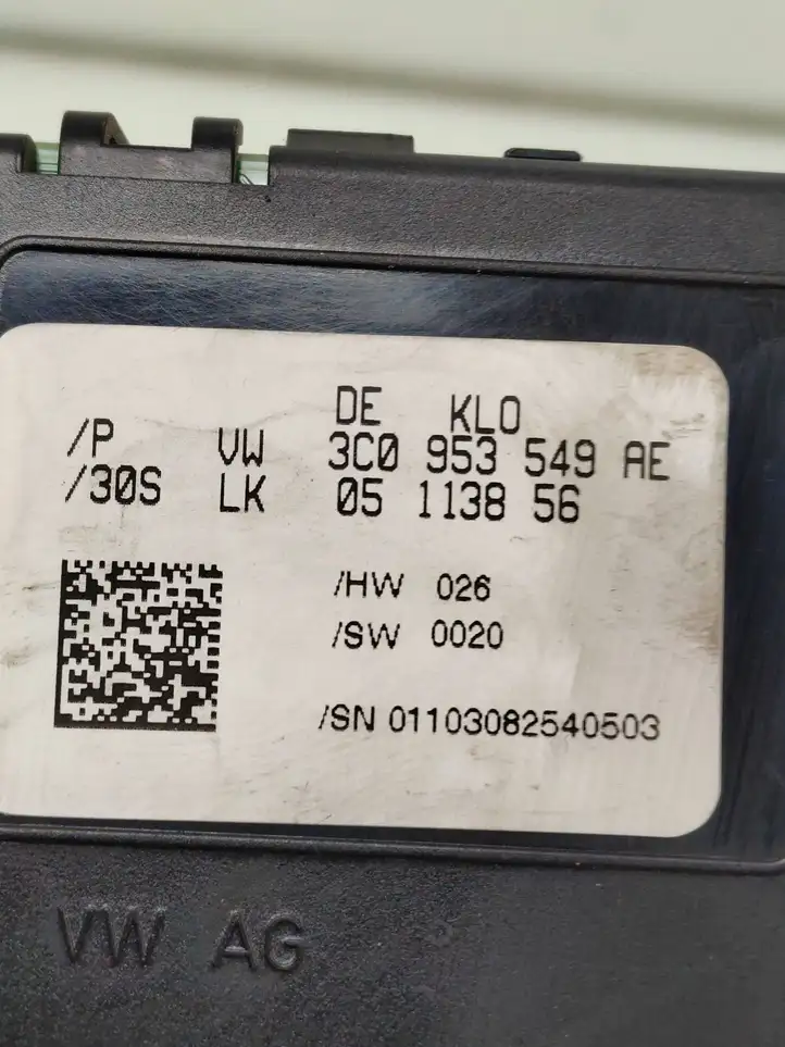 Volkswagen PASSAT B6 (2005 - 2010) 3C0953549AE Датчик угла поворота руля — фото 3