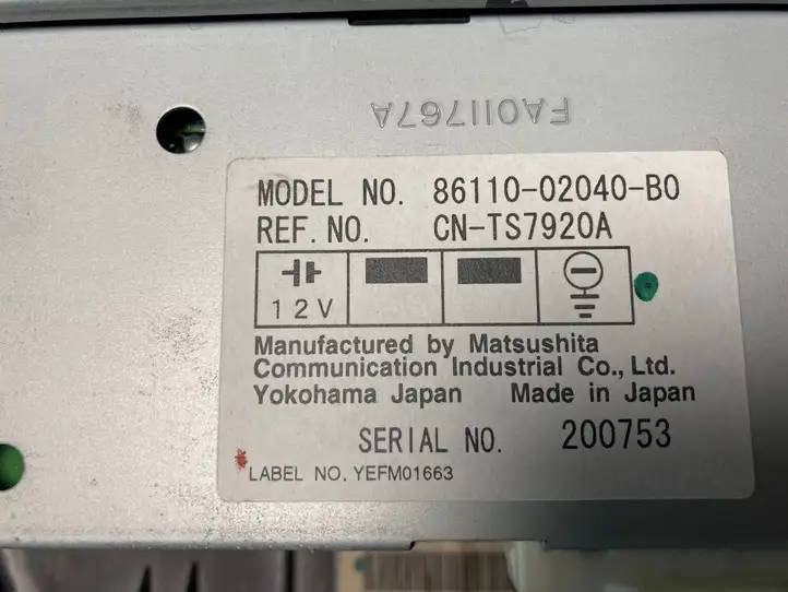 Toyota Corolla E110 (1995 - 2002) 8611002040 Магнитола / мультимедийная система — фото 2