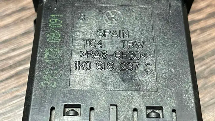 Volkswagen Caddy (2004 - 2010) 1K0919237C Включатель надувной подушки для пассажира — фото 5