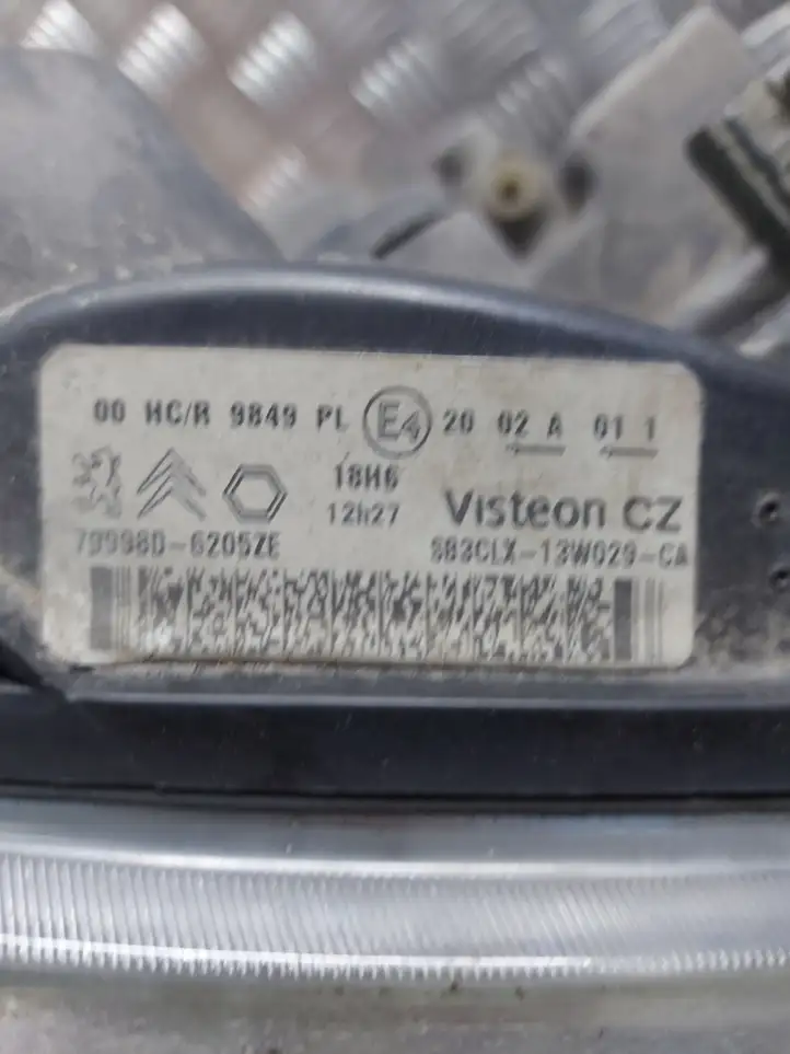Citroen Berlingo (2003 - 2007) 79998D6205ZE Передняя фара — фото 3