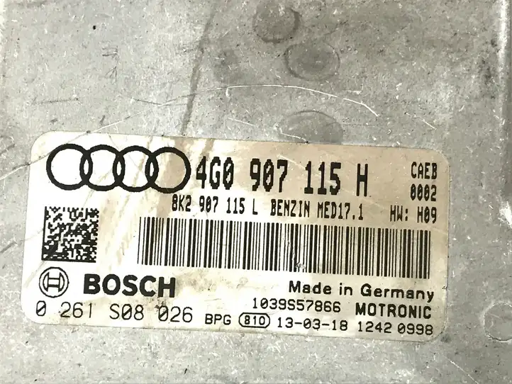 Audi A6 C7 (2011 - 2014) 4G0907115H Блок управления двигателем (ЭБУ) — фото 4