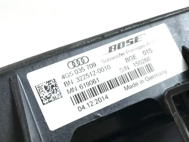 Audi A6 C7 (2011 - 2014) 4G0035436A Комплект аудиосистемы — фото 35