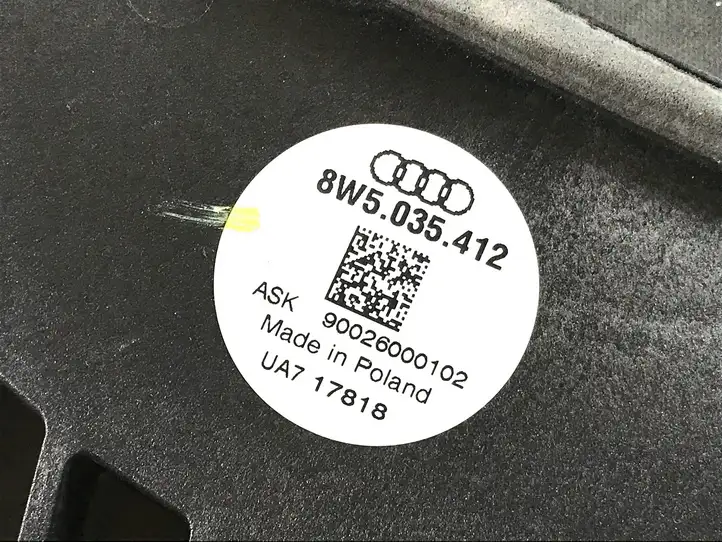 Audi A4 S4 B9 (2015 - 2019) 8W5035412 Сабвуфер — фото 5