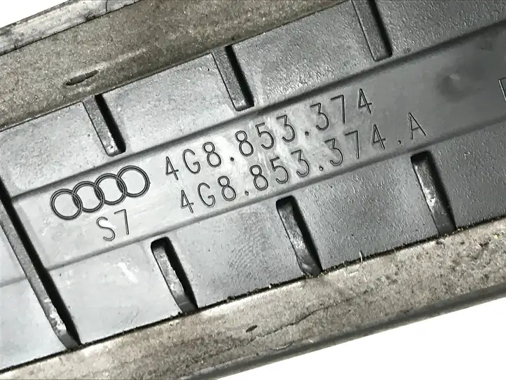 Audi A7 S7 4G (2010 - 2014) 4G8853376B Внутренняя отделка переднего порога — фото 8