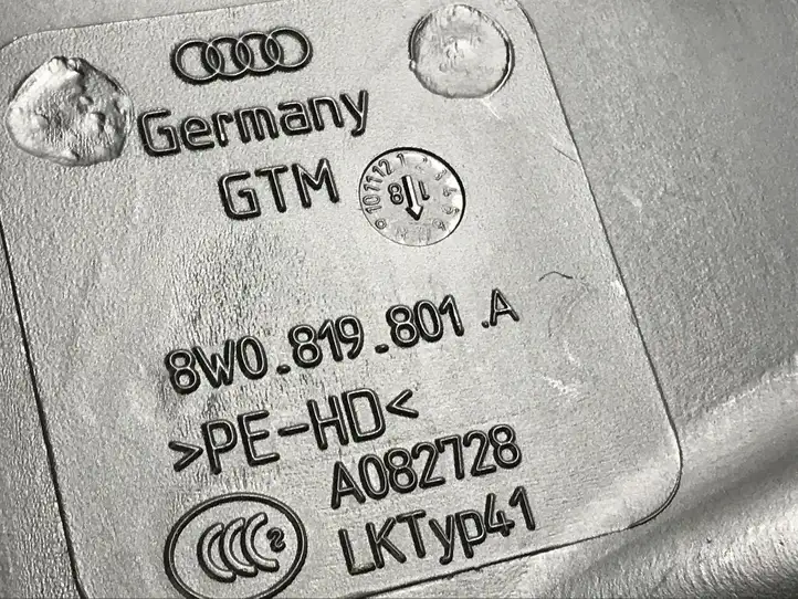 Audi A4 S4 B9 (2015 - 2019) 8W0819801A Воздуховоды системы отопления/климатики — фото 4