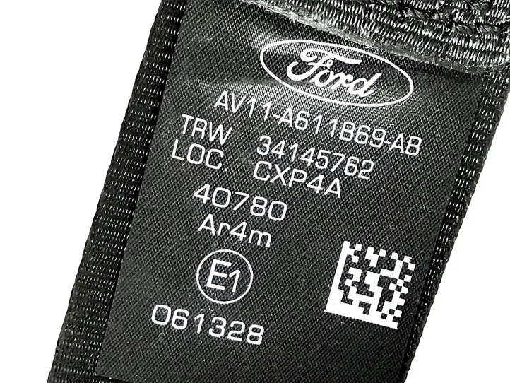 Ford B-MAX (2012 - 2018) AV11A611B69AB Задний ремень безопасности — фото 6